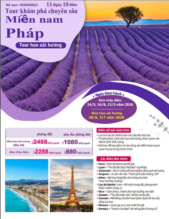 MIỀN NAM NƯỚC PHÁP