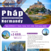 TOUR PHÁP NORMANDY | 7 NGÀY 6 ĐÊM